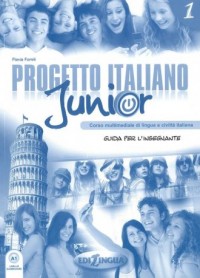 Progetto italiano junior 1. Przewodnik - okładka podręcznika