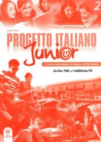 Progetto italiano junior 2. Przewodnik - okładka podręcznika