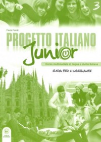 Progetto italiano junior 3. Przewodnik - okładka podręcznika