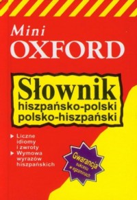 Słownik hiszpańsko-polski, polsko-hiszpański - okładka podręcznika