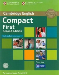 Compact First Students Book with - okładka podręcznika