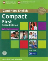 Compact First Students Book without - okładka podręcznika