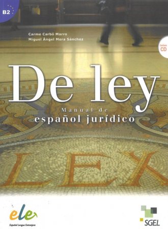 De ley + CD audio. Manuale de espanol - okładka książki