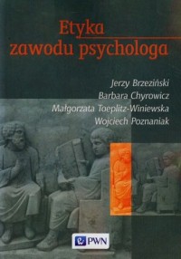 Etyka zawodu psychologa - okładka książki