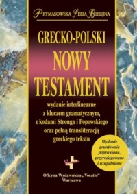 Grecko-polski Nowy Testament wydanie - okładka książki