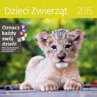 Kalendarz 2015. Dzieci zwierząt - okładka książki