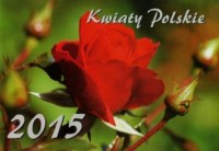 Kalendarz 2015. Kwiaty polskie - okładka książki