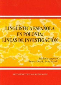 Linguistica Espanola en Polonia - okładka książki