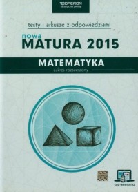 Nowa Matura 2015. Matematyka. Testy - okładka podręcznika
