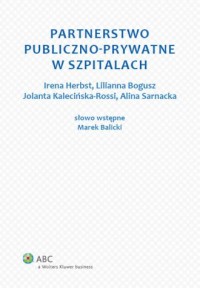 Partnerstwo publiczno-prywatne - okładka książki