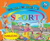 Sport. Wesołe wierszyki z naklejkami - okładka książki