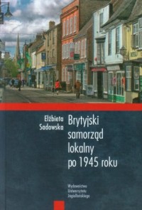 Brytyjski samorząd lokalny po 1945 - okładka książki