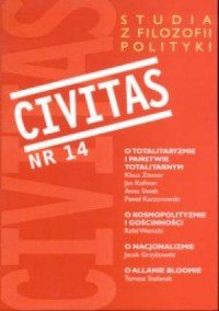 Civitas nr 14. Studia z filozofii - okładka książki