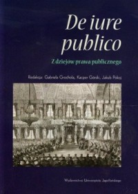 De iure publico - z dziejów prawa - okładka książki