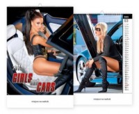 Kalendarz 2015. Girls and cars - okładka książki