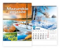 Kalendarz 2015. Mazurskie pejzaże - okładka książki