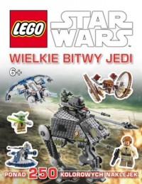 LEGO Star Wars. Wielkie bitwy Jedi - okładka książki