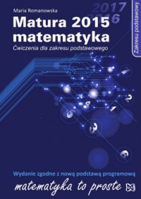 Matura 2015. Matematyka. Ćwiczenia - okładka podręcznika