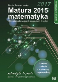 Matura 2015. Matematyka. Zakres - okładka podręcznika