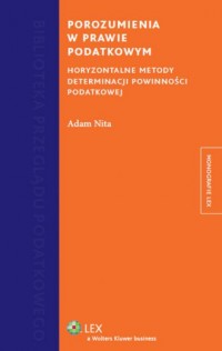 Porozumienia w prawie podatkowym. - okładka książki