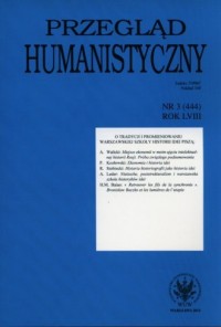 Przegląd humanistyczny 3/2014 - okładka książki