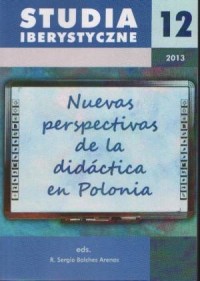 Studia Iberystyczne 12 /2013. Nuevas - okładka książki