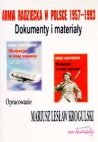 Armia Radziecka w Polsce 1957-1993. - okładka książki