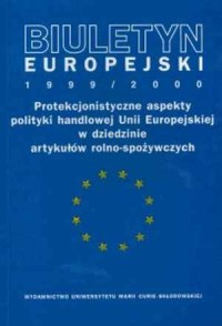 Biuletyn Europejski 1999/2000. - okładka książki