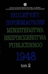 Biuletyny informacyjne Ministerstwa - okładka książki