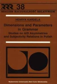 Dimensions and Parameters in Grammar. - okładka książki