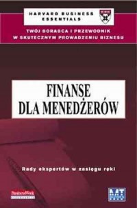 Finanse dla menadżerów - okładka książki
