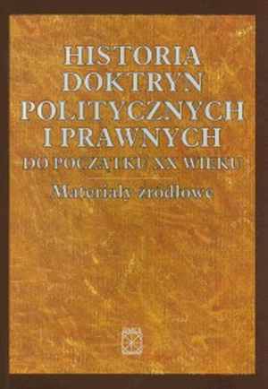 Historia Doktryn Politycznych I Prawnych Do Początku XX Wieku ...