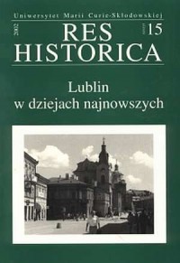 Lublin w dziejach najnowszych - okładka książki