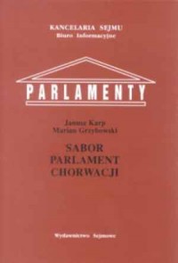 Sabor parlament Chorwacji - okładka książki