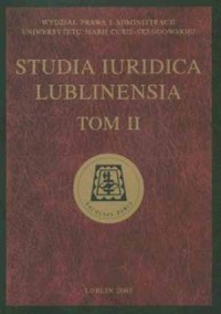 Studia Iuridica Lublinensia. Tom - okładka książki