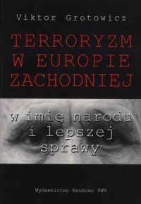 Terroryzm w Europie Zachodniej - okładka książki