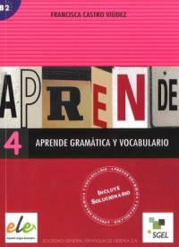 Aprende 4 gramatica y vocabulairo - okładka podręcznika