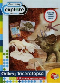Odkryj Triceratopsa i dinozaury - zdjęcie zabawki, gry