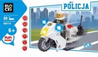 Policja. Motocykl (klocki 30-elem.) - zdjęcie zabawki, gry