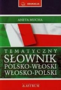 Słownik tematyczny polsko-włoski, - okładka podręcznika