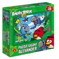 W dżungli. Angry Birds Rio (puzzle - zdjęcie zabawki, gry