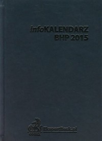 InfoKalendarz BHP 2015 - okładka książki