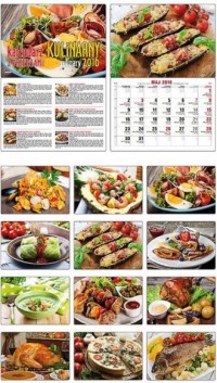 Kalendarz 2016. Kulinarny - okładka książki