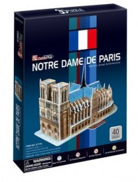 Katedra Notre Dame w Paryżu (puzzle - zdjęcie zabawki, gry