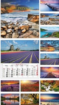 Kalendarz 2016. Barwy przyrody - okładka książki
