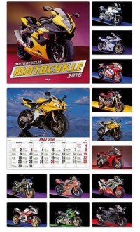 Kalendarz 2016. Motocykle - okładka książki