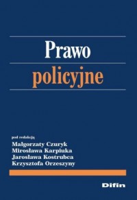 Prawo policyjne - okładka książki