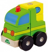 Samochód (klocki drewniane) - zdjęcie zabawki, gry