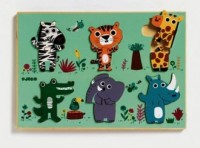 Dżungla (puzzle drewniane) - zdjęcie zabawki, gry