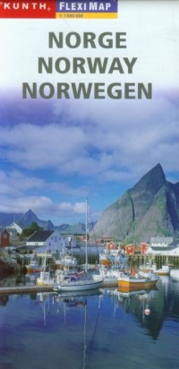 Fleximap Norwegen (skala 1:1 000 - okładka książki